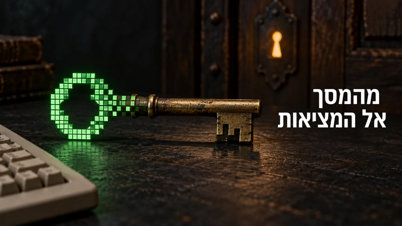 מהמסך אל המציאות — מפתח דיגיטלי הופך למפתח מוחשי