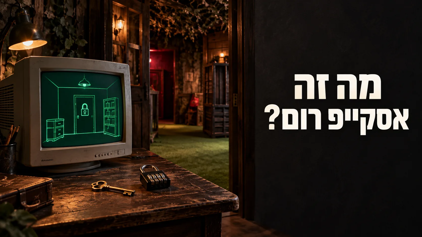 מה זה אסקייפ רום? ממשחק מחשב להרפתקה בחדר